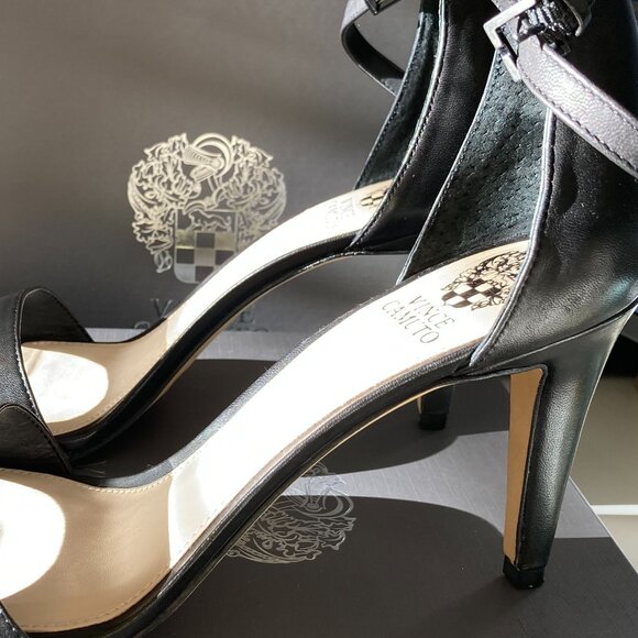 Vince Camuto black strappy stiletto - Picture 11 of 15